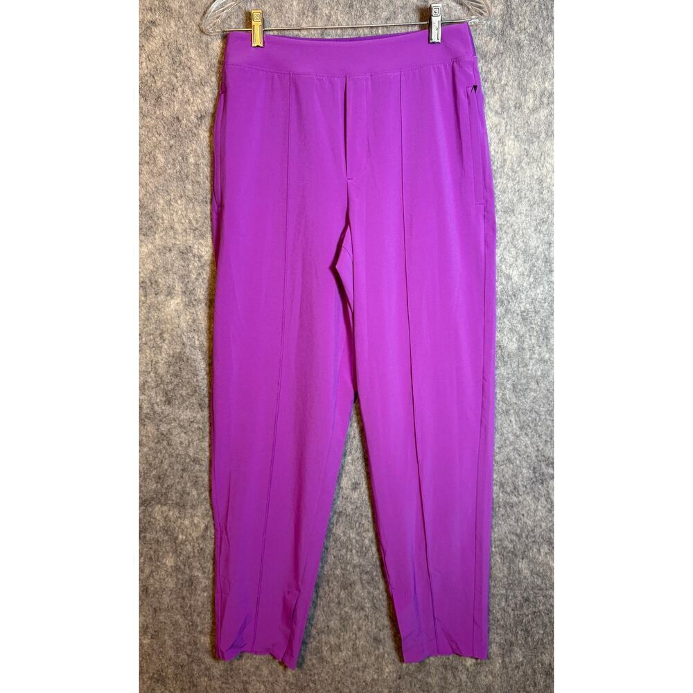 Athleta Womens Vienna Slim Pants Jazy Purple Casual Size 4 EUC - Picture 2 of 10